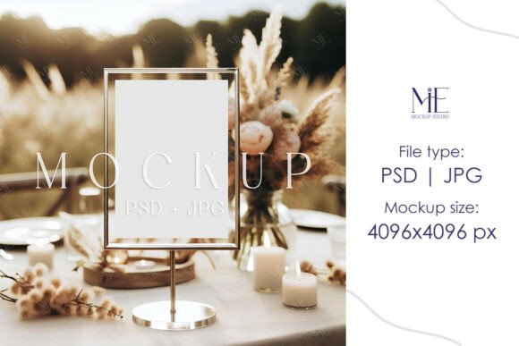 5x7 Table Sign Mockup: The Essential Designer's Tool