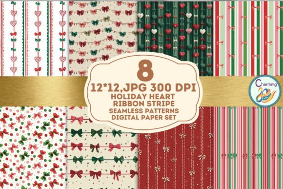 Heart Ribbon Stripe: A Pattern for Playful & Professional Design
