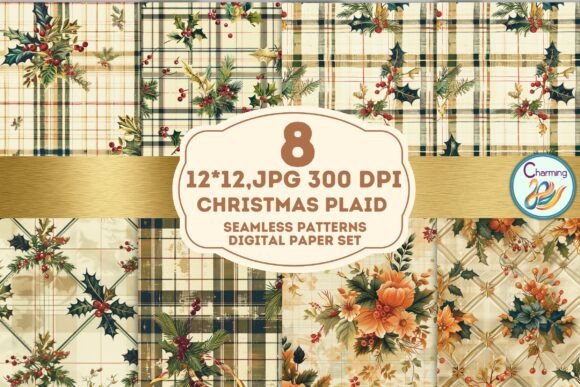Seamless Paper: Christmas Plaid - A Designer's Holiday Secret
