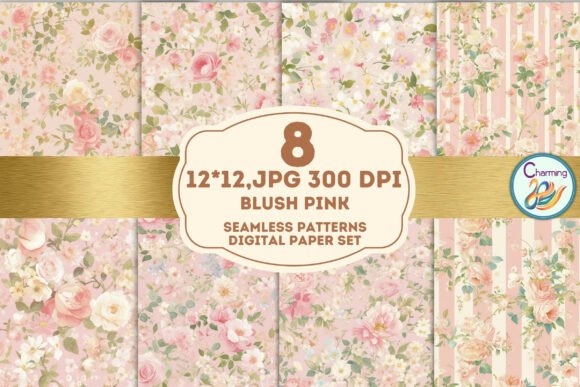 Soft Elegance: Using Shabby Chic Blush Pink Patterns