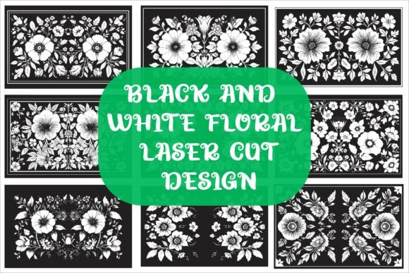 The Enduring Appeal of Laser Cut Black Flower Frame Drawings