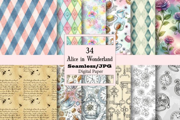 Unlock Creative Magic with Alice in Wonderland Patterns