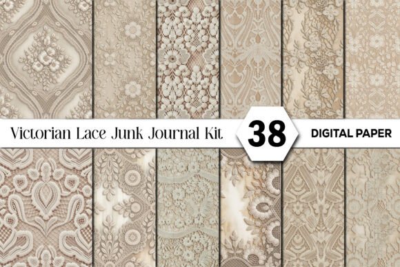 Victorian Lace Junk Journal Kit: A Designer's Guide to Vintage Charm