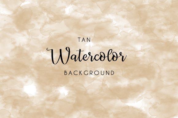 Warmth and Texture: The Tan Watercolor Background for Designers