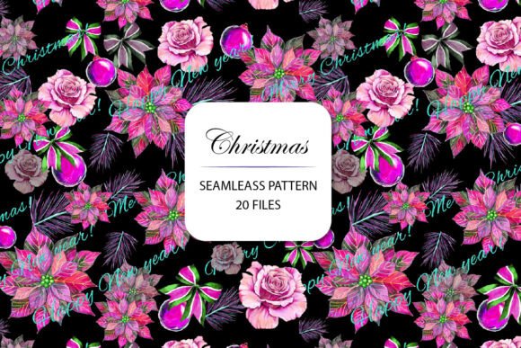Watercolor Christmas Digital Papers: Festive Design Assets