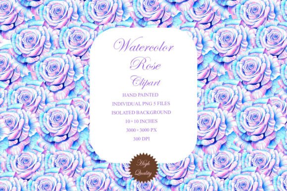 Watercolor Rose Clipart: A Designer's Toolkit for Digital Projects